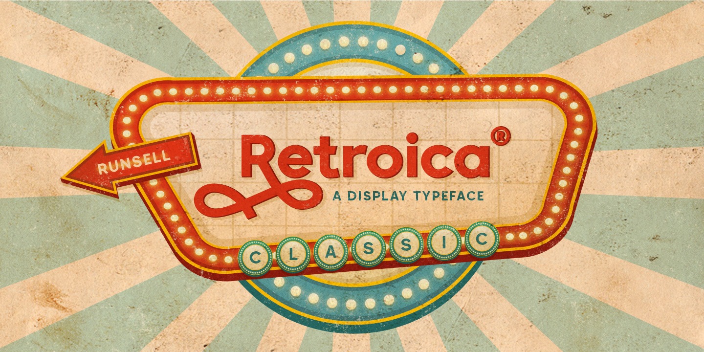 フォント Retroica